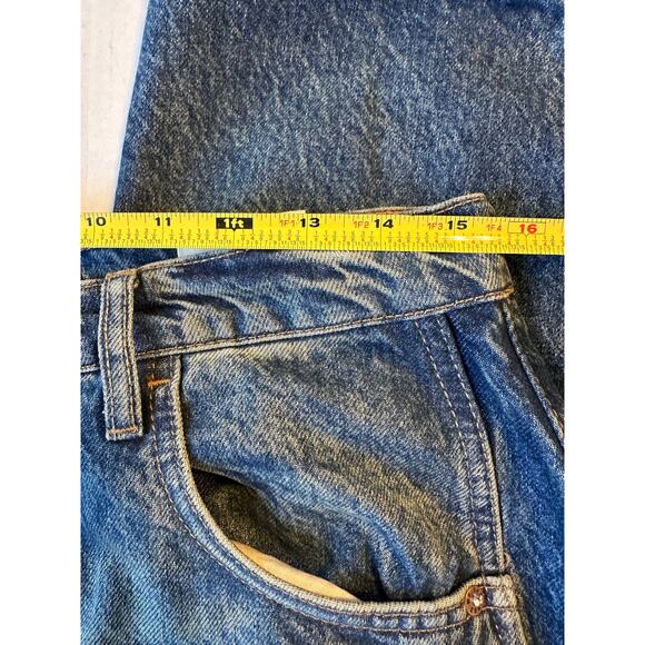 NEW Free People We the Free Good Luck Barrel Jeans Sz 28 - Picture 8 of 12